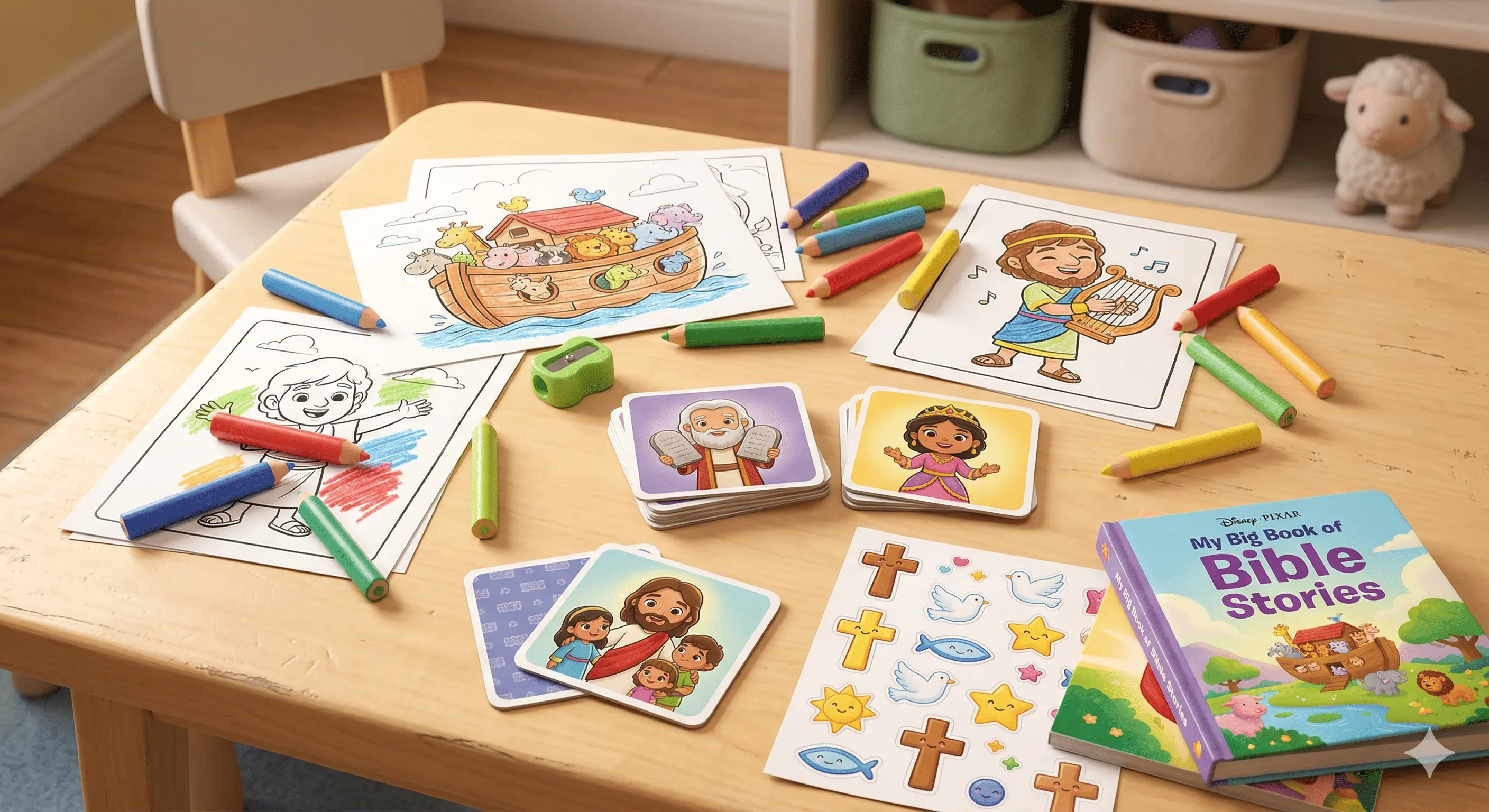 Materiais bíblicos infantis